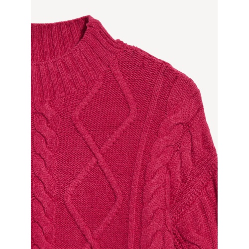 올드네이비 SoSoft Crop Cable-Knit Sweater