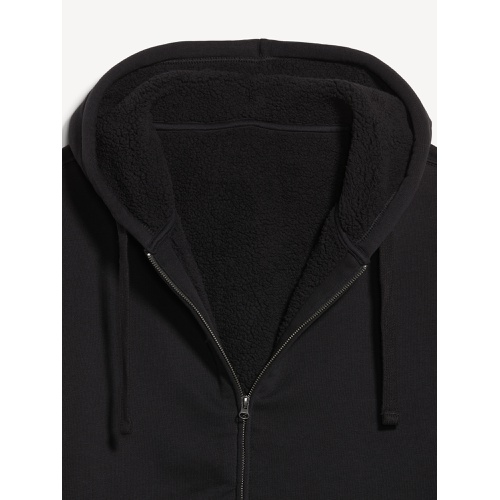 올드네이비 Sherpa-Lined Zip Hoodie