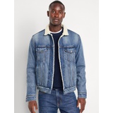 Sherpa-Lined Jean Jacket