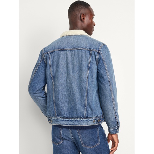 올드네이비 Sherpa-Lined Jean Jacket