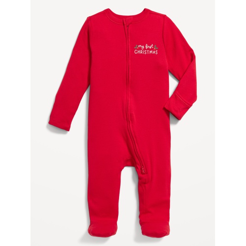 올드네이비 2-Way-Zip Sleep & Play Footed One-Piece for Baby