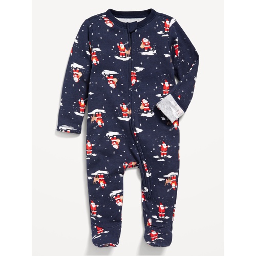 올드네이비 2-Way-Zip Printed Sleep & Play Footed One-Piece for Baby