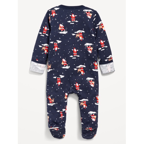 올드네이비 2-Way-Zip Printed Sleep & Play Footed One-Piece for Baby