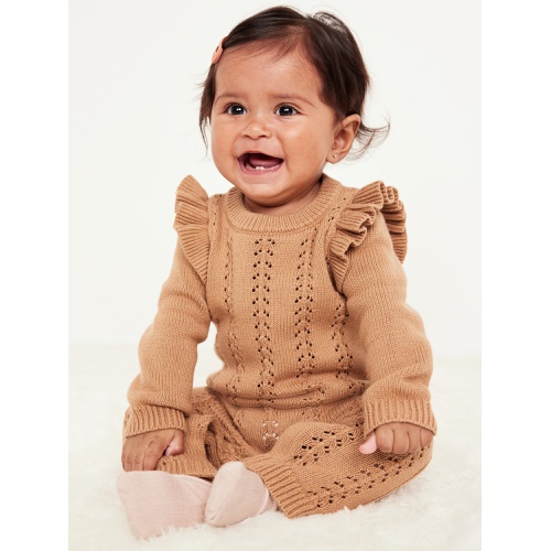 올드네이비 Sweater-Knit Ruffled One-Piece for Baby