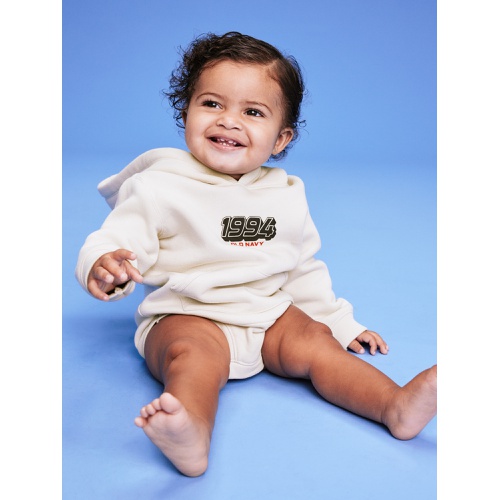 올드네이비 94 Hooded Logo-Graphic One-Piece Romper for Baby