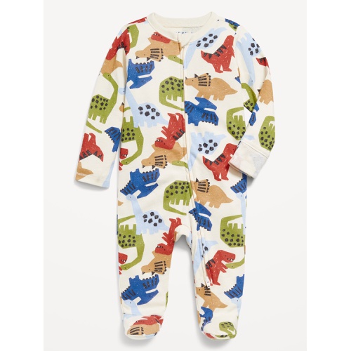 올드네이비 2-Way-Zip Printed Sleep & Play Footed One-Piece for Baby