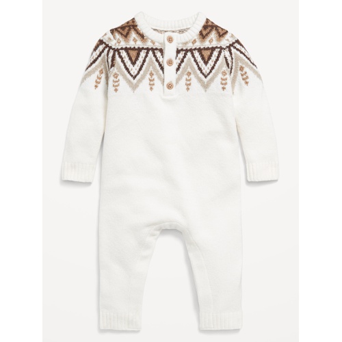 올드네이비 SoSoft Long-Sleeve Henley One-Piece for Baby