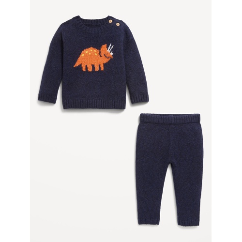 올드네이비 SoSoft Crew-Neck Graphic Sweater and Pants Set for Baby Hot Deal