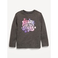 Long-Sleeve Graphic T-Shirt for Toddler Girls Hot Deal