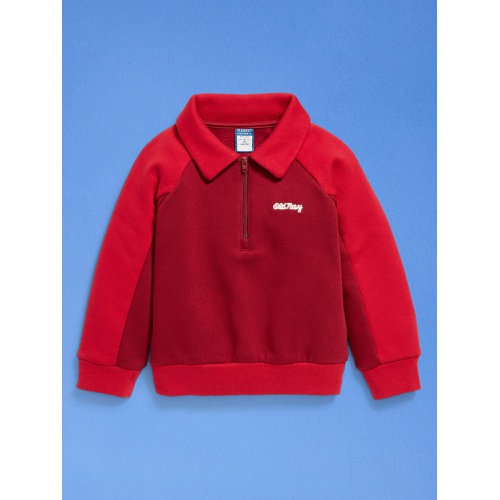 올드네이비 94 Logo-Graphic Quarter-Zip Sweatshirt for Toddler Girls