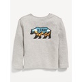 Long-Sleeve Logo-Graphic Thermal-Knit T-Shirt for Toddler Boys