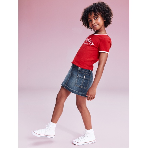 올드네이비 94 Cargo Jean Skirt for Girls