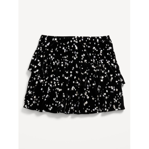 올드네이비 Tiered Ruffled Velvet Skirt for Girls