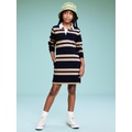 94 Long-Sleeve Rugby Polo Dress for Girls Hot Deal