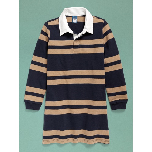 올드네이비 94 Long-Sleeve Rugby Polo Dress for Girls