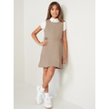 Sleeveless School Uniform Dress for Girls