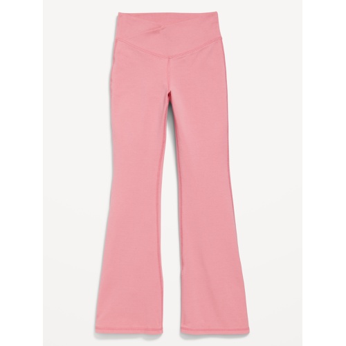 올드네이비 High-Waisted PowerChill Crossover Flared Leggings for Girls