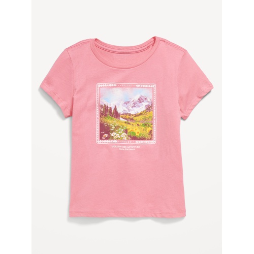 올드네이비 Short-Sleeve Graphic T-Shirt for Girls Hot Deal