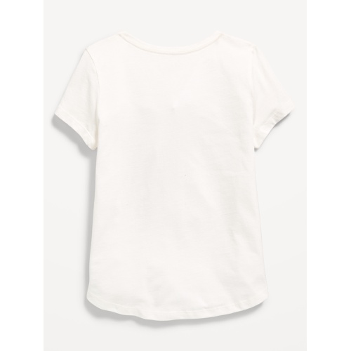 올드네이비 Short-Sleeve Licensed Graphic T-Shirt for Girls Hot Deal