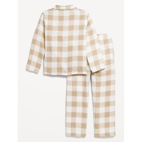 올드네이비 Gender-Neutral Printed Button-Front Pajama Set for Kids