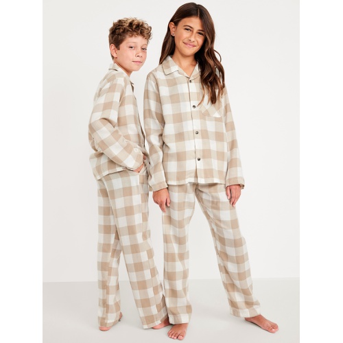 올드네이비 Gender-Neutral Printed Button-Front Pajama Set for Kids