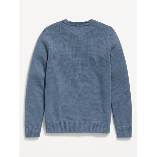 올드네이비 Crew-Neck Utility Pocket Sweater for Boys