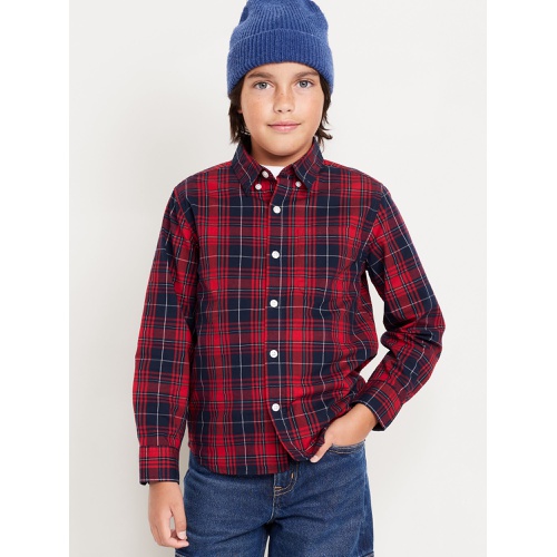 올드네이비 Long-Sleeve Poplin Shirt for Boys