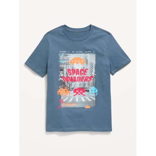 올드네이비 Space Invaders Gender-Neutral Graphic T-Shirt for Kids Hot Deal