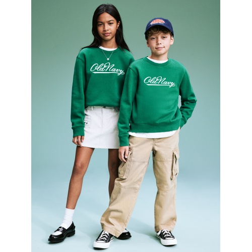 올드네이비 94 Gender-Neutral Logo-Graphic Sweatshirt for Kids