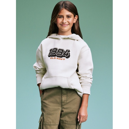 올드네이비 94 Gender-Neutral Logo-Graphic Hoodie for Kids