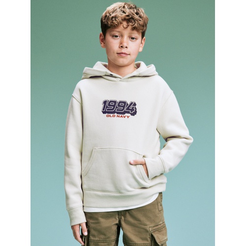 올드네이비 94 Gender-Neutral Logo-Graphic Hoodie for Kids