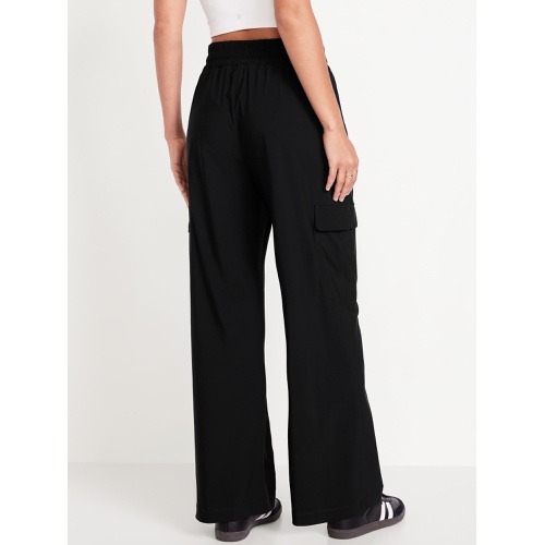 올드네이비 High-Waisted SleekTech Wide-Leg Cargo Pants