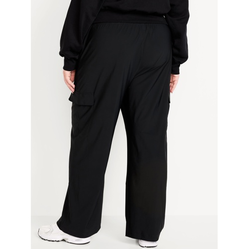 올드네이비 High-Waisted SleekTech Wide-Leg Cargo Pants