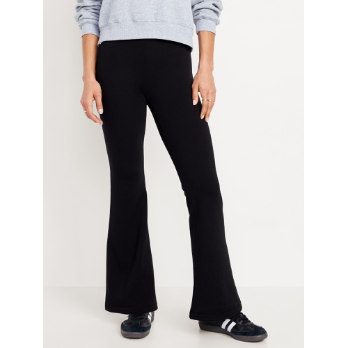 올드네이비 High-Waisted Fleece-Lined Flare Leggings