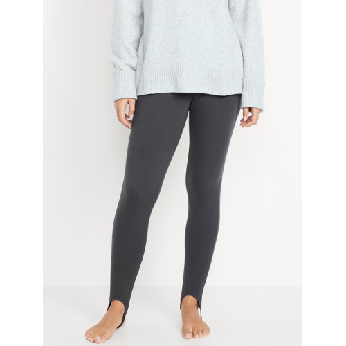 올드네이비 High-Waisted Fleece-Lined Stirrup Leggings