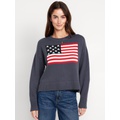 Flag-Graphic Sweater