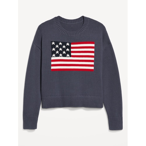 올드네이비 Flag-Graphic Sweater