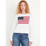 Flag-Graphic Sweater