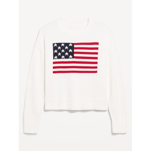 올드네이비 Flag-Graphic Sweater