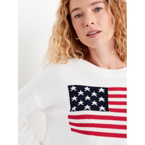 올드네이비 Flag-Graphic Sweater