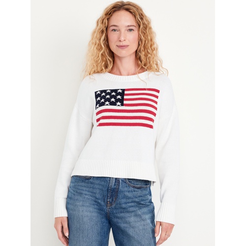 올드네이비 Flag-Graphic Sweater