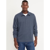 French Rib Quarter-Zip Sweater