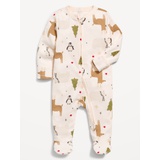 2-Way-Zip Sleep & Play Footed One-Piece for Baby