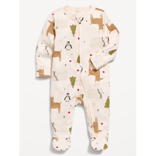 올드네이비 2-Way-Zip Sleep & Play Footed One-Piece for Baby