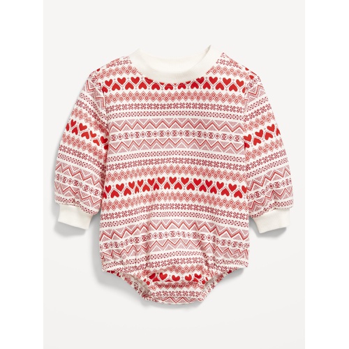 올드네이비 Printed Long-Sleeve One-Piece Romper for Baby