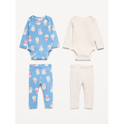 올드네이비 Bodysuit and Leggings 4-Pack for Baby