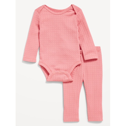 올드네이비 Jacquard-Knit Bodysuit and Leggings Set for Baby Hot Deal