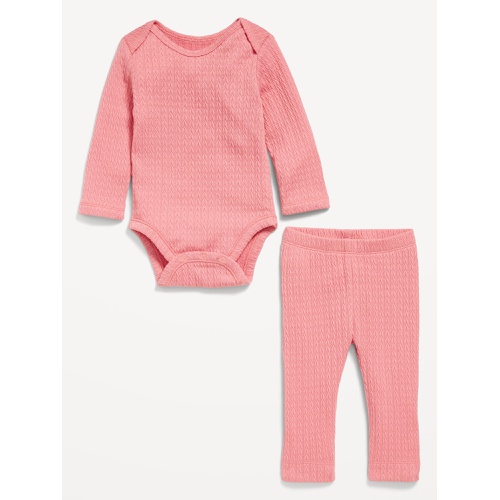 올드네이비 Jacquard-Knit Bodysuit and Leggings Set for Baby Hot Deal