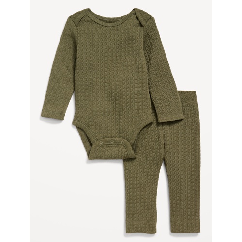 올드네이비 Jacquard-Knit Bodysuit and Leggings Set for Baby Hot Deal