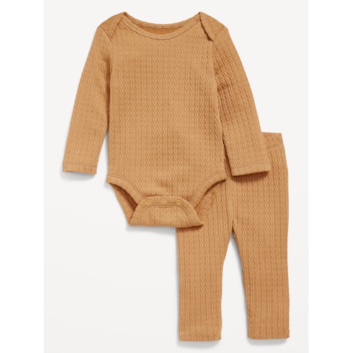 올드네이비 Jacquard-Knit Bodysuit and Leggings Set for Baby Hot Deal